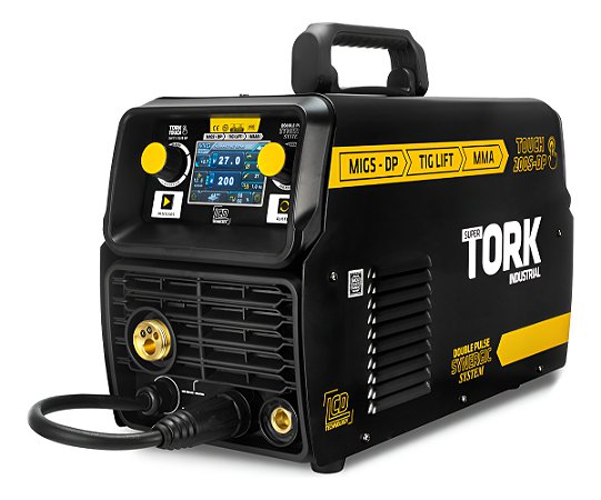 Máquina de Solda Inversora MIG Sinérgico 200 Amperes Duplo Pulso Tork Solda
