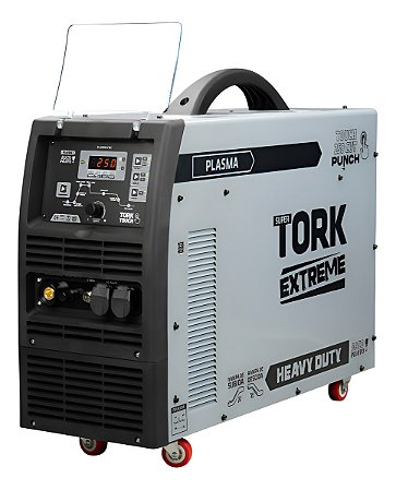 Máquina de Corte Plasma Inversora 250 Amperes TOUCH 250 CUT PUNCH CNC 80mm Trifásica Tork Solda