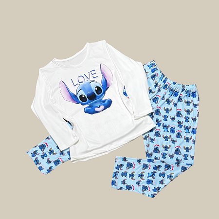 Pijama de frio Stitch - Infantil - Sonho Moderno