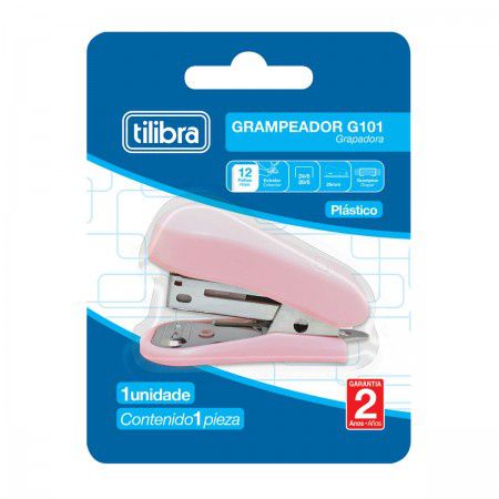 Grampeador 26/6 G101 Tilibra Rosa Claro