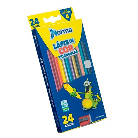 Lápis de Cor 24 Cores Norma