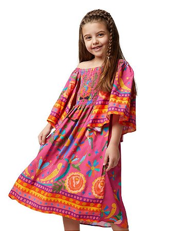 Vestido Midi Araras Kids