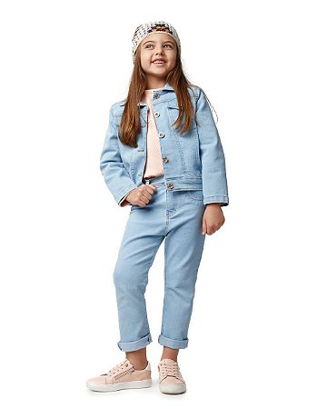 Jaqueta Jeans Baby Blue Teen