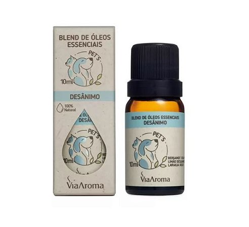 Blend Oleos Essenciais - Desanimo - 10ml - Via Aroma