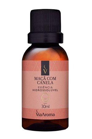 Essência Hidrossolúvel Via Aroma 30ml - Maçã com Canela