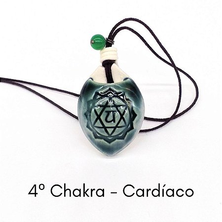 Colar Difusor de Aroma Pessoal - 4 Chakra - Cardiaco