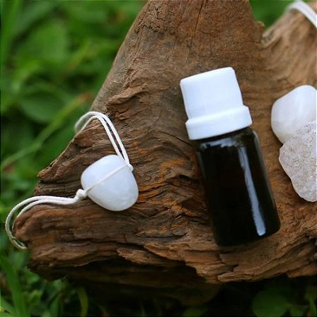Difusor Pessoal Pedra Rolada Quartzo Branco