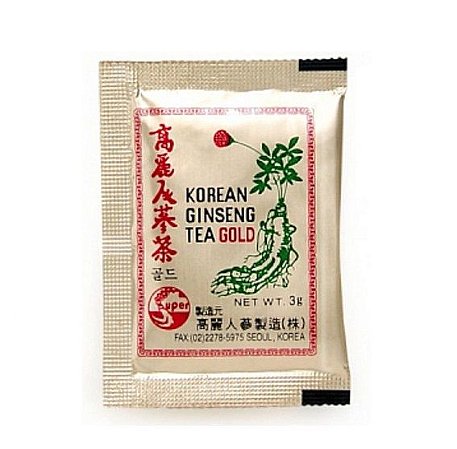 Ch de Ginseng Coreano Korean Ginseng Tea 3g Pacote Shen