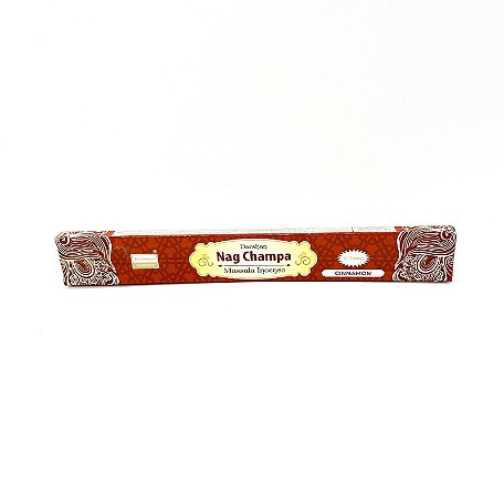 Incenso Indiano Massala Darshan Nag Champa Cinnamon - Canela - 15g