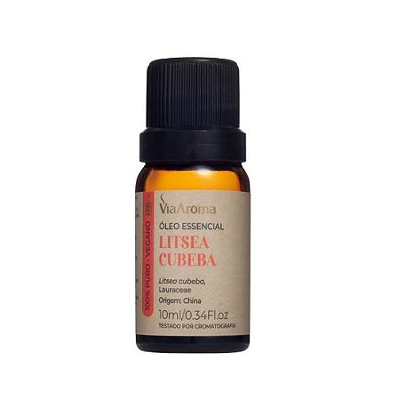 Oleo Essencial Litsea Cubeba  10ml - Via Aroma