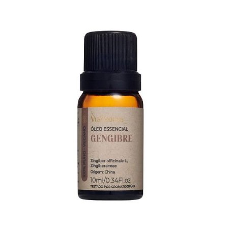 Oleo Essencial Gengibre  10ml - Via Aroma