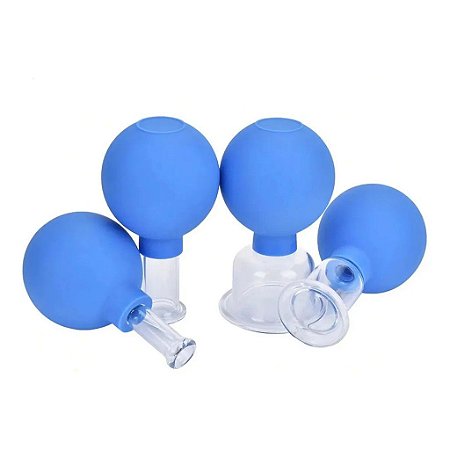 Kit Ventosa de Silicone/Vidro - 4 Unidades - BK