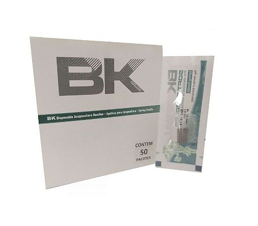 Caixa de Agulha para Acupuntura - 18x8 - BK (500 agulhas)