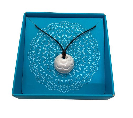 Difusor de Aroma Pessoal Sereia Branco - Barro Blue