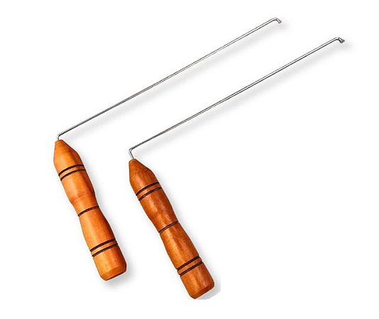Dual Rod em Madeira para Radiestesia