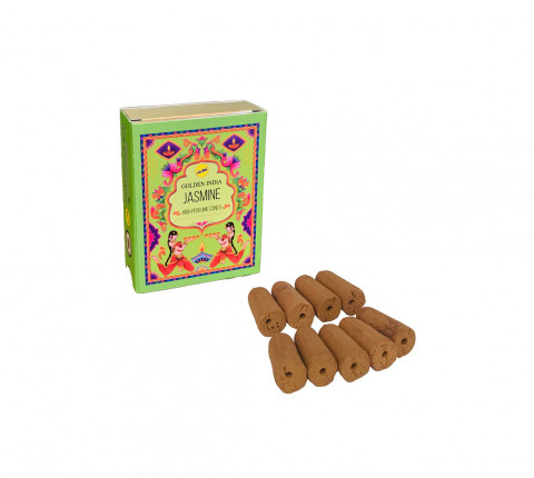 Incenso de Cone Indiano - Jasmim (Jasmine)  - Sree Vani