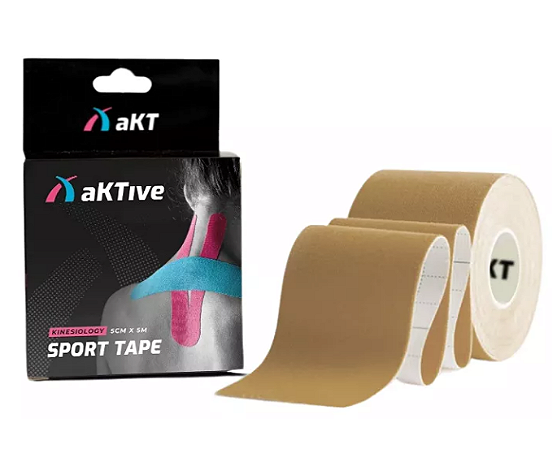Kinesio Tape 5 cm X 5 mts Bege - Aktive Sport