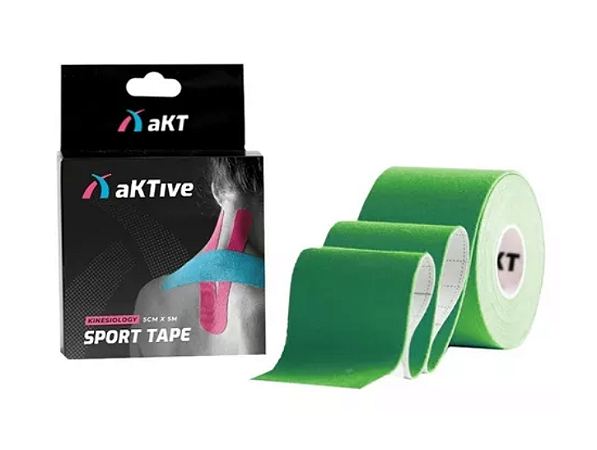 Kinesio Tape 5 cm X 5 mts Verde - Aktive Sport