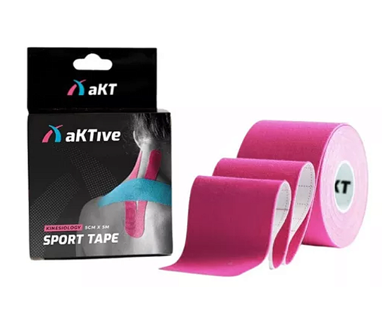 Kinesio Tape 5 cm X 5 mts Rosa - Aktive Sport