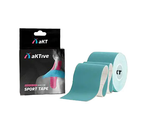 Kinesio Tape 5 cm X 5 mts Verde Água - Aktive Sport