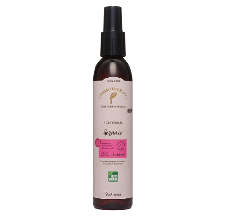 Agua Termal Gerânio 200ML - Via Aroma