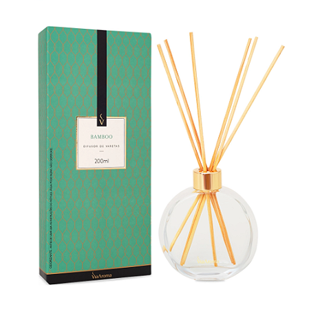 Difusor de Varetas Via Aroma 200ml - Bamboo