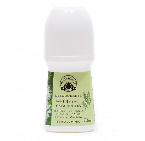 Desodorante com óleos essenciais 70ml - Bioessencia