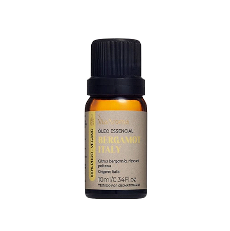 Óleo Essencial Bergamota Italy 10ml - Via Aroma