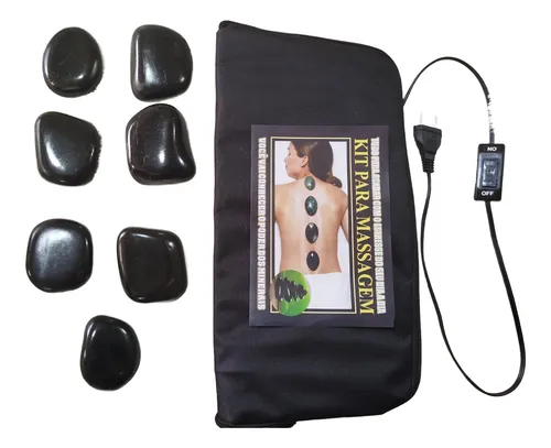 Bolsa Aquecedora + Kits de Pedras para Massagem (220V)