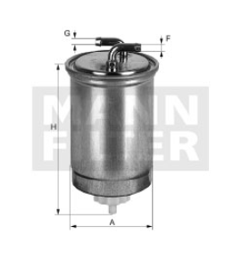 Filtro de Combustível Ford Ranger 2001 a 2005 Mann WK853/15