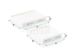 Filtro de Ar Condicionado Citroen C3 Peugeot 208 2008 Mann CU210002