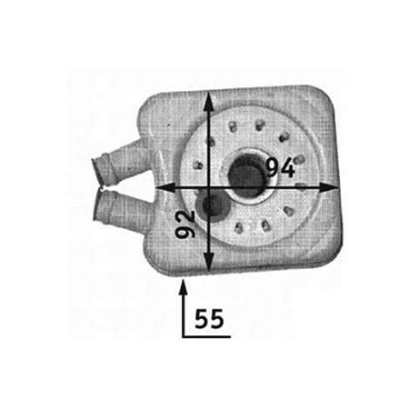 Radiador Óleo Volkswagen Gol Parati Saveiro Magneti Marelli A370079MM
