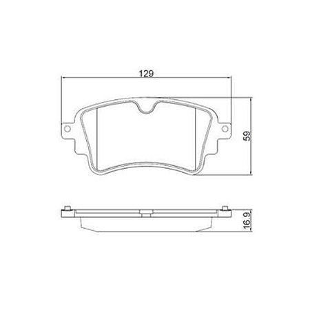 Pastilha de Freio Traseira Audi A4 A5 A6 A7 Q5 Q7 TFSI Cobreq N2071