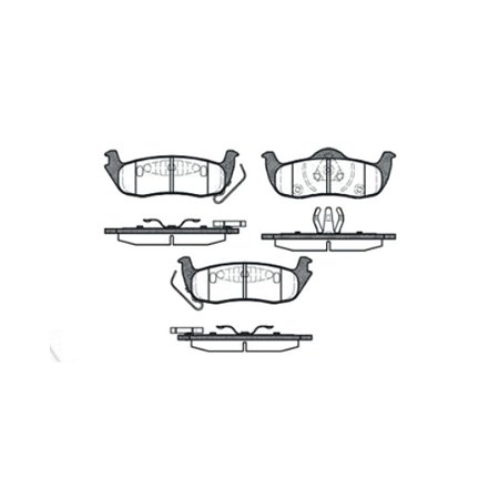 Pastilha de Freio Traseira Jeep Cherokee 2005 a 2012 Genuini G110610