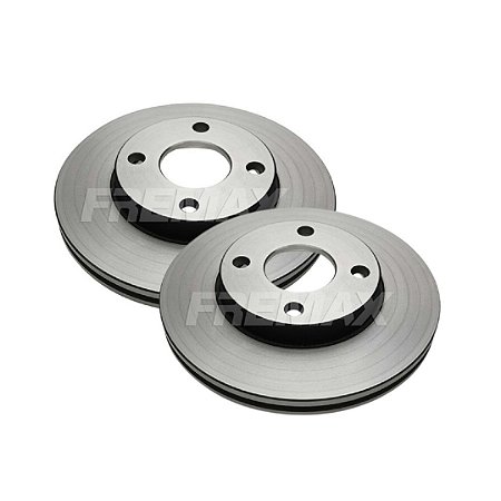 Par Disco de Freio Dianteiro Ventilado Ford Fiesta Focus Ecosport Fremax