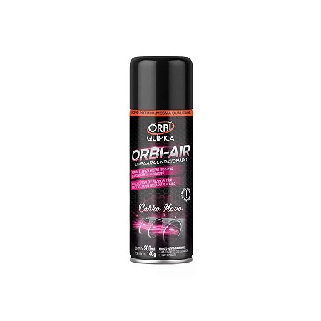 Limpa Ar Condicionado Carro Novo 200ml Orbi Química
