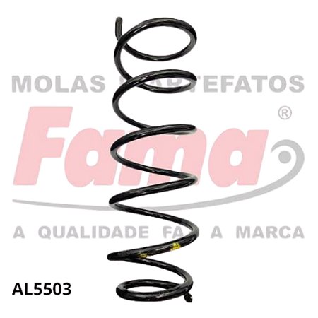Par Mola Suspensão Traseira Toyota Etios 2012 a 2015 Fama AL5503