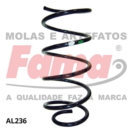 Par Mola Suspensão Dianteira VW Gol Parati G2 G3 G4 com ar Fama AL236