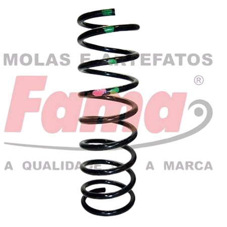 Par Mola Suspensão Traseira Volkswagen Gol G5 G6 com GNV Fama AL263G
