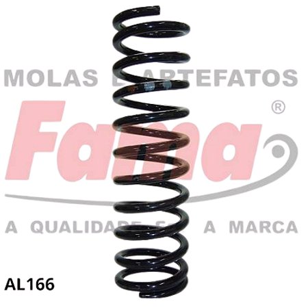 Par Mola Suspensão Dianteira GM Opala 6cil 1980 a 1992 com ACD Fama AL166