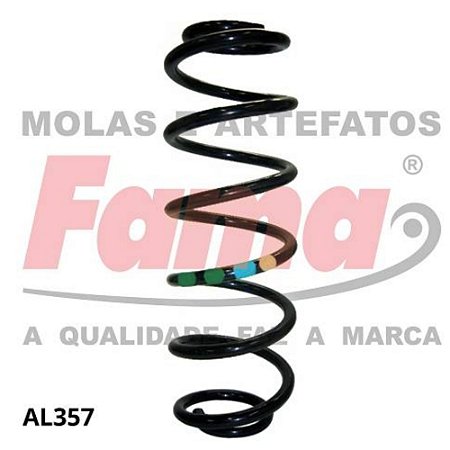 Par Mola Suspensão Traseira VW Jetta Highline 2.0 2011 a 2016 Fama AL357
