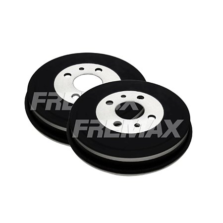 Par Tambor de Freio Traseiro Fiat Uno Strada Fiorino Palio Punto Fremax BD9600