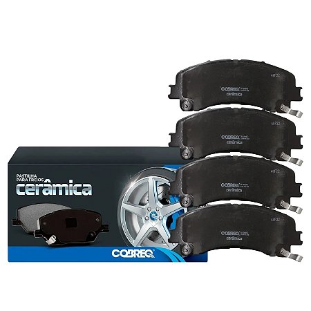 Pastilha de Freio de Cerâmica Dianteira GM S10 Trailblazer até 2016 Cobreq N390C