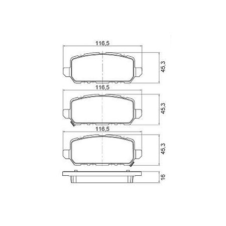 Pastilha de Freio de Cerâmica Dianteira Honda HRV 2015 a 2025 Cobreq