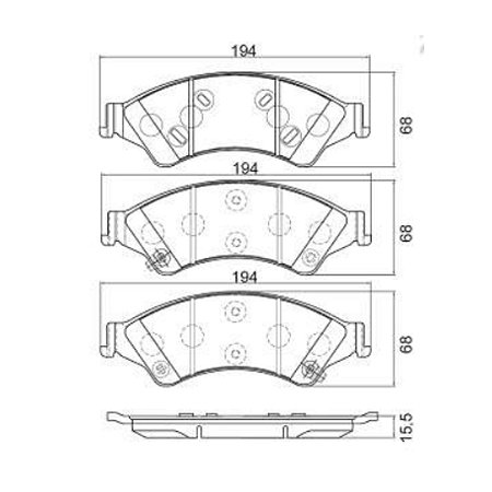Pastilha de Freio de Cerâmica Dianteira Ford Ranger Troller T4 Cobreq N197C