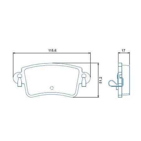 Pastilha de Freio Traseiro Renault Master 2.8 2002 a 2011 Jurid HQJ2274