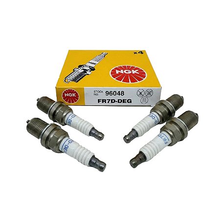 Jogo de Vela de Ignição VW Gol Voyage G6 Fox 1.0 8v NGK FR7DDEG