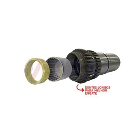 Eixo Copo Engate Caixa Reduzida Ranger 4x4 1998 a 2012 Troller Patral 7872WT
