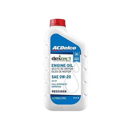Óleo Lubrificante ACDelco 0W20 Dexos 1 98553888
