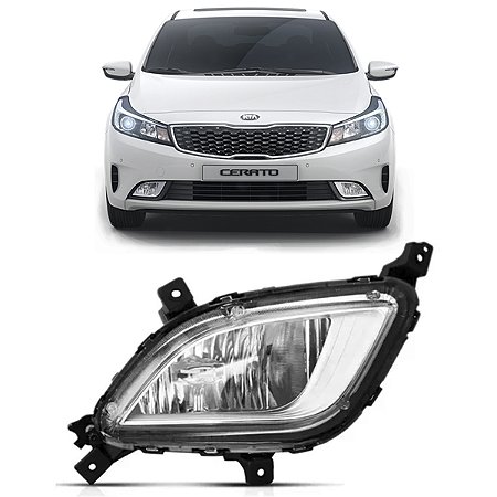 Farol Cerato Milha  Neblina Auxiliar Direito  2017 2018 2019